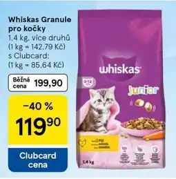 Tesco Whiskas Granule pro kočky nabídka