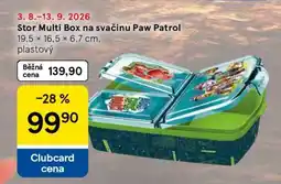 Tesco Stor Multi Box na svačinu Paw Patrol nabídka