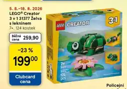 Tesco LEGO Creator 3 v 1 31377 Želva s leknínem nabídka