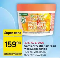 Tesco Garnier Fructis Hair Food nabídka