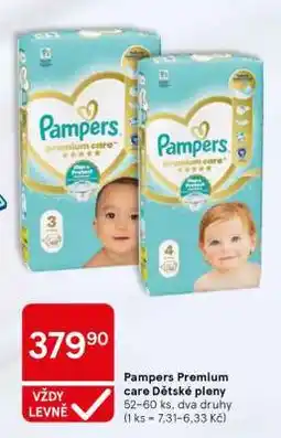Tesco Pampers Premium Care dětské pleny nabídka