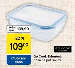 Tesco Go Cook Skleněná dóza na potraviny nabídka