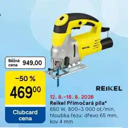 Tesco Reikel Přímočará pila nabídka