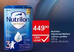 Tesco Nutrilon Advanced Mléčná výživa v prášku nabídka