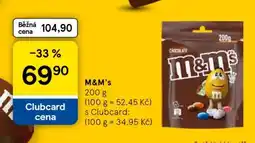 Tesco M&M‘s nabídka