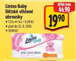 Albert Linteo Baby dětské vlhčené ubrousky nabídka