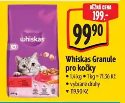 Albert Whiskas Granule pro kočky nabídka