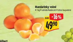 Albert Mandarinky volné nabídka