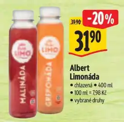 Albert Albert Limonáda nabídka
