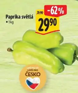 Albert Paprika světlá nabídka