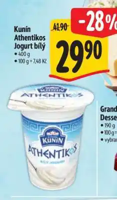 Albert Kunín Athenikos Jogurt bílý nabídka