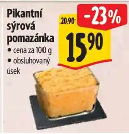 Albert Pikantní sýrová pomazánka nabídka