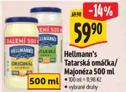Albert Hellmann's Tatarská omáčka/Majonéza 500 ml nabídka