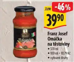 Albert Franz Josef Omáčka na těstoviny nabídka