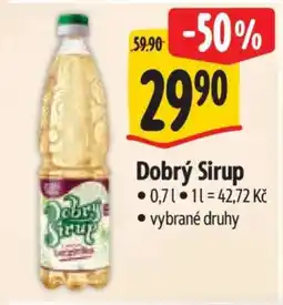 Albert Dobrý Sirup nabídka
