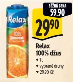 Albert Relax 100% džus nabídka