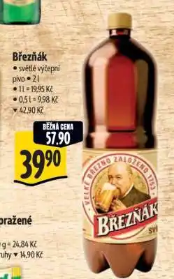 Albert Březňák světlé výčepní pivo nabídka
