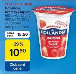 Tesco Hollandia Krémový jogurt nabídka