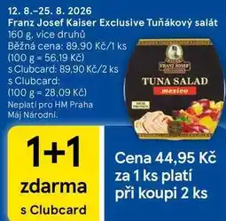 Tesco Franz Josef Kaiser Exclusive Tuňákový salát nabídka