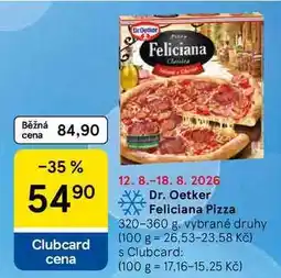 Tesco Dr. Oetker Feliciana Pizza nabídka