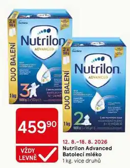 Tesco Nutrilon Advanced Batolecí mléko nabídka