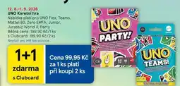 Tesco UNO Karetní hra nabídka