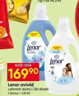 Hruška Lenor aviváž vybrané druhy 126 dávek nabídka