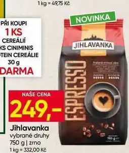 Hruška Jihlavanka vybrané druhy 750 g zrno nabídka