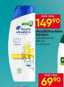 Hruška Head&Shoulders šampon vybrané druhy nabídka