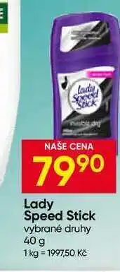Hruška Lady Speed Stick vybrané druhy nabídka