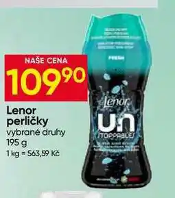 Hruška Lenor perličky vybrané druhy nabídka