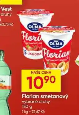 Hruška Florian smetanový vybrané druhy nabídka
