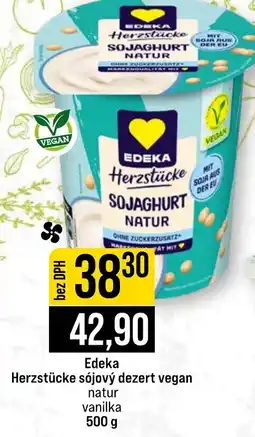 Jip Edeka Herzstücke sójový dezert vegan nabídka