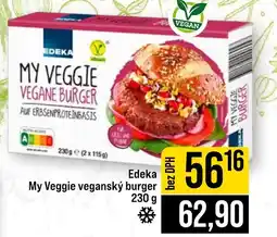 Jip Edeka My Veggie veganský burger nabídka