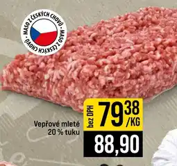 Jip Vepřové mleté 20% tuku nabídka