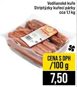 Jip Vodňanské kuře Striptýzky kuřecí párky nabídka