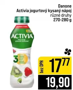 Jip Danone Activia jogurtový kysaný nápoj nabídka