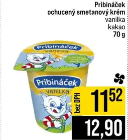 Jip Pribináček ochucený smetanový krém nabídka