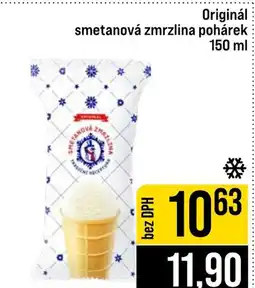 Jip Originál smetanová zmrzlina pohárek nabídka