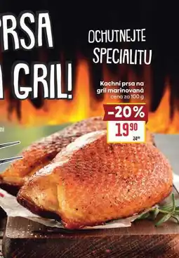 Billa Kachní prsa na gril marinovaná cena za nabídka