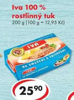 CBA Iva 100% rostlinný tuk nabídka