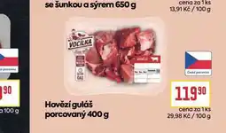 Billa Hovězí guláš porcovaný nabídka