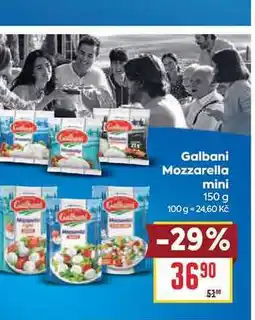 Billa Galbani Mozzarella mini nabídka