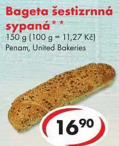 CBA Bageta šestizrnná sypaná nabídka