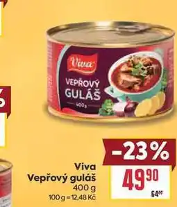 Billa Viva Vepřový guláš nabídka