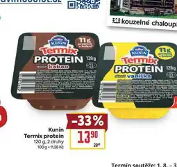 Billa Kunín Termix protein nabídka