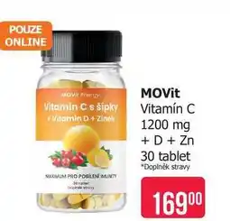 Teta MOVit Vitamín C 1200 mg + D + Zn 30 tablet nabídka