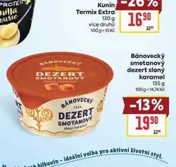 Billa Bánovecký smetanový dezert slaný karamel nabídka