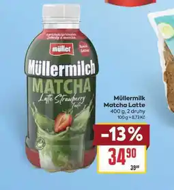 Billa Müllermilk Matcha Latte nabídka