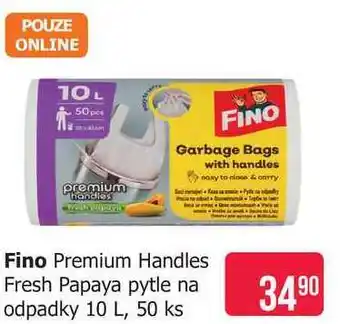 Fino Premium Handles Fresh Papaya pytle na odpadky 10 L, 50 ks